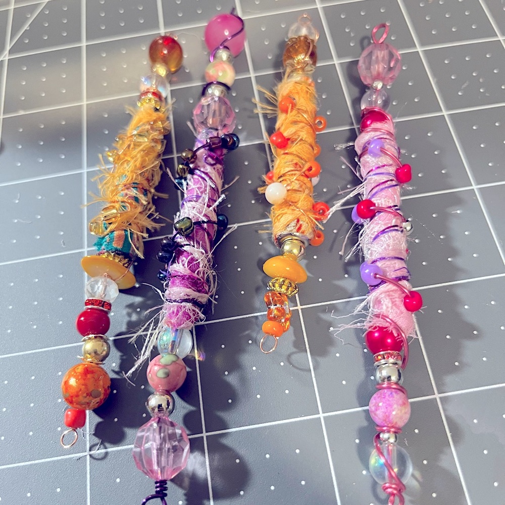 Hand crafted charm or bead for your journal or crafting needs